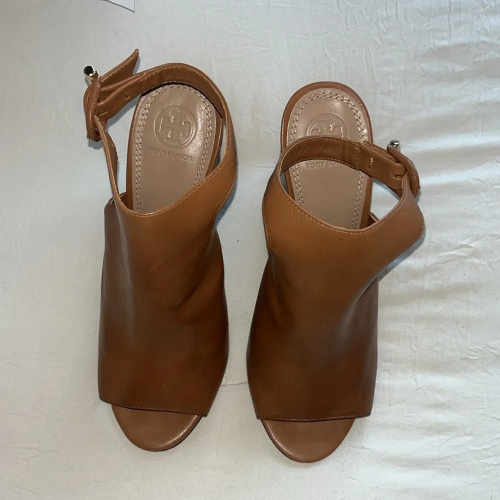 Tory Burch Grove Open Toe Booties Size 9 - Picture 6 of 10
